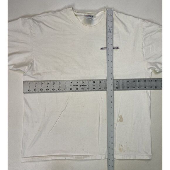 VINTAGE Extreme Networks Graphic Promo T-shirt Men Large White Short Sleeve - Picture 10 of 10